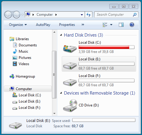Data exchange with Windows and FAT32 partitions