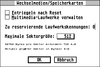 Wechselmedien und Speicherkarten