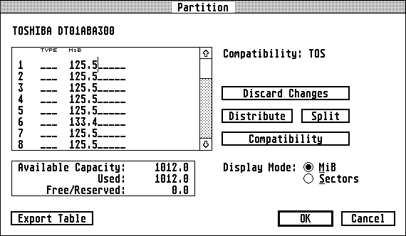 Partitioning