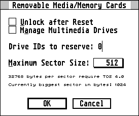 Removable media and memory cards